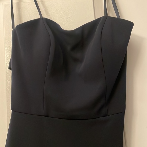 La Femme Women's Double Cross Back Strapless Gown - Picture 6 of 9